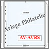 Feuilles AV BS - Feuilles NEUTRES (Paquet de 5) - 2 Poches Spéciales Blocs Souvenirs (AVBS) AV-Editions