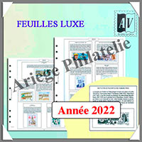 FRANCE - Jeu 2022 - Luxe - AVEC Pochettes (AVLX-2022
