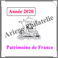 FRANCE - Jeu Patrimoine de France 2020 - Luxe - AVEC Pochettes (AVLXPF-2020)