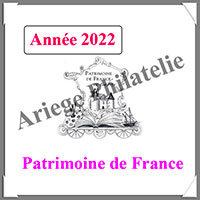 FRANCE - Jeu Patrimoine de France 2022 - Luxe - AVEC Pochettes (AVLXPF-2022)
