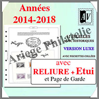 FRANCE - Jeu Trsors de la Philatlie 2014  2018 - Luxe - AVEC ALBUM + ETUI (AVLXTR-14-18)