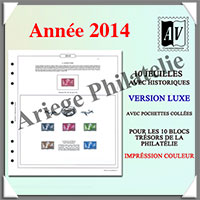 FRANCE - Jeu Trsors de la Philatlie 2014 - Luxe - AVEC Pochettes (AVLXTR-2014)