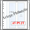 Feuilles AV PC/JT - Feuilles NEUTRES (Paquet de 5) - 2 Bandes pour Carnets (AVPCJT) AV-Editions