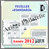 FRANCE - Jeu 2012 - Standard - SANS Pochettes (AVST-2012) Av-Editions