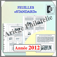 FRANCE - Jeu 2012 - Standard - SANS Pochettes (AVST-2012)