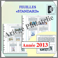 FRANCE - Jeu 2013 - Standard - SANS Pochettes (AVST-2013)