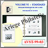 ALBUM AV FRANCE Préimprimé - Volume 6 - STANDARD - 1999 à 2003 (AVST-99-03) Av-Editions