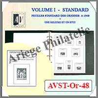 ALBUM AV FRANCE Primprim - Volume 1 - STANDARD - 1849  1948 (AVST-OR-48)