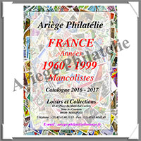 MANCOLISTE des Timbres Courants de FRANCE - 1960  1999