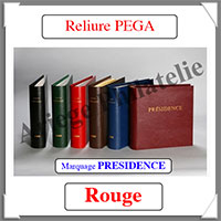 RELIURE PEGA 030 - SANS Etui-- Couleur : ROUGE (030-ROUGE)