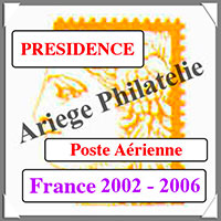 FRANCE - PRESIDENCE - Timbres AVIATION 2002  2006 (AV10)