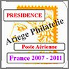 FRANCE - PRESIDENCE - Timbres AVIATION 2007  2011  (AV11) Crs