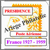 FRANCE - PRESIDENCE - Timbres AVIATION 1927  1959 (AVP) Crs