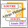 EUROPA 2017 - Jeu LOUVRE - Timbres Courants et Blocs (FEU17) Cérès