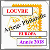 EUROPA 2018 - Jeu LOUVRE - Timbres Courants et Blocs (FEU18) Cérès