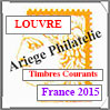 FRANCE 2015 - Jeu LOUVRE - Timbres Courants et Blocs (FF15) Cérès