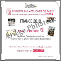 FRANCE 2019 - Jeu LOUVRE - Timbres Courants et Blocs (FF19)