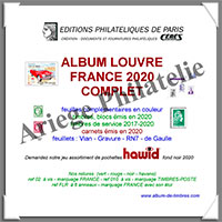 FRANCE 2020 - Jeu LOUVRE - Jeu Complet (FF20C)