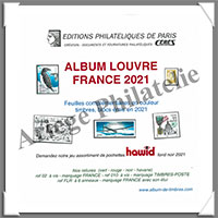 FRANCE 2021 - Jeu LOUVRE - Timbres Courants et Blocs (FF21)