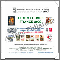 FRANCE 2022 - Jeu LOUVRE - Timbres Courants et Blocs (FF22)