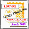 NOUVELLE CALEDONIE 2018 - Jeu LOUVRE - Timbres Courants et Blocs (FNCA18) Cérès