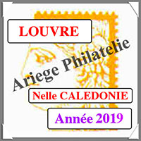 NOUVELLE CALEDONIE 2019 - Jeu LOUVRE - Timbres Courants et Blocs (FNCA19)