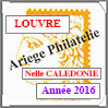 NOUVELLE CALEDONIE 2016 - Jeu LOUVRE - Timbres Courants et Blocs (FNCA16) Cérès