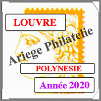 POLYNESIE 2020 - Jeu LOUVRE - Timbres Courants et Blocs (FPOL20)