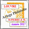 ST-PIERRE et MIQUELON 2017 - Jeu LOUVRE - Timbres Courants et Blocs (FSPM17) Cérès