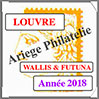 WALLIS et FUTUNA  2018 - Jeu LOUVRE - Timbres Courants et Blocs (FWF18) Cérès