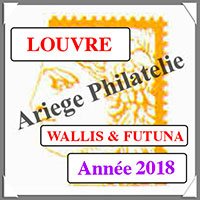WALLIS et FUTUNA  2018 - Jeu LOUVRE - Timbres Courants et Blocs (FWF18)