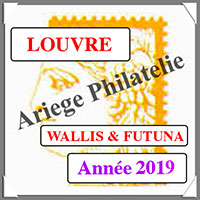 WALLIS et FUTUNA  2019 - Jeu LOUVRE - Timbres Courants et Blocs (FWF19)