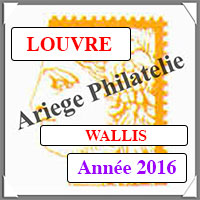 WALLIS et FUTUNA  2016 - Jeu LOUVRE - Timbres Courants et Blocs (FWF16)