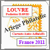 FRANCE 2011 - Jeu de Pochettes HAWID - Complément Carnets (HBA11bis) Cérès