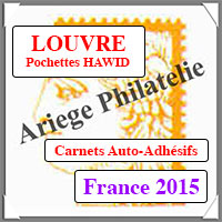 FRANCE 2015 - Jeu de Pochettes HAWID - Complment Carnets (HBA15bis)