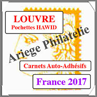 FRANCE 2017 - Jeu de Pochettes HAWID - Complment Carnets (HBA17bis)