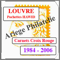 FRANCE - LOUVRE - Pochettes - Jeu CROIX ROUGE de 1984  2006 (HBACR2)