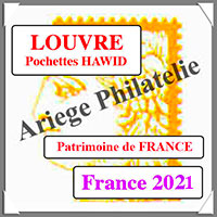 FRANCE 2021 - Jeu de Pochettes HAWID - Patrimoine de France (HBAPF21)
