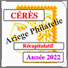 CERES - Récapitulatif - Année 2022 Cérès