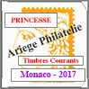MONACO 2017 - Jeu PRINCESSE - Timbres Courants (MF17) Cérès