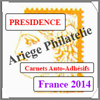 FRANCE 2014 - Jeu PRESIDENCE - Carnets Autocollants (PF14ATC)