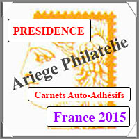 FRANCE 2015 - Jeu PRESIDENCE - Carnets Autocollants (PF15ATC)