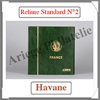RELIURE  VIS - Standard N2-- Couleur : HAVANE (R02-HAVANE)