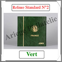 RELIURE  VIS - Standard N2-- Couleur : VERT (R02-VERT)