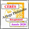 CERES - Récapitulatif - Année 2020 Cérès