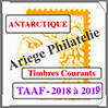 TAAF 2018-2019 - Jeu ANTARCTIQUE - Timbres Courants (TSP20) Cérès