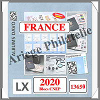 FRANCE 2020 - Blocs CNEP - 1f - AVEC Pochettes (13650)