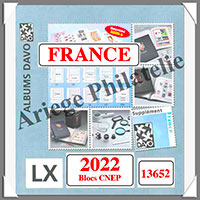 FRANCE 2022 - Blocs CNEP - 1f - AVEC Pochettes (13652)