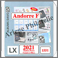 ANDORRE Franais 2021 - Anne Complte - AVEC Pochettes (1551)