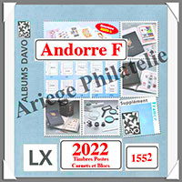 ANDORRE Franais 2022 - Anne Complte - AVEC Pochettes (1552)